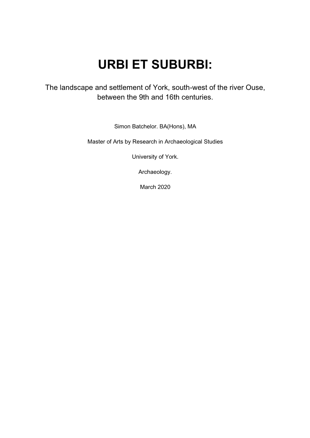 Batchelor 204054437 Urbi Et Suburbi Wret Text.Pdf