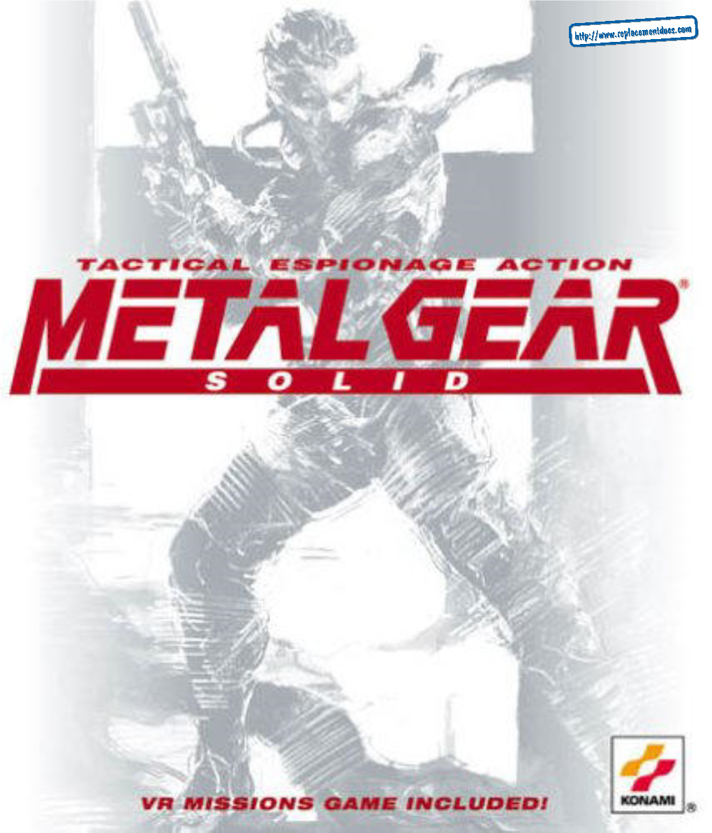 Metal Gear Solid - Manual - PC.Pdf