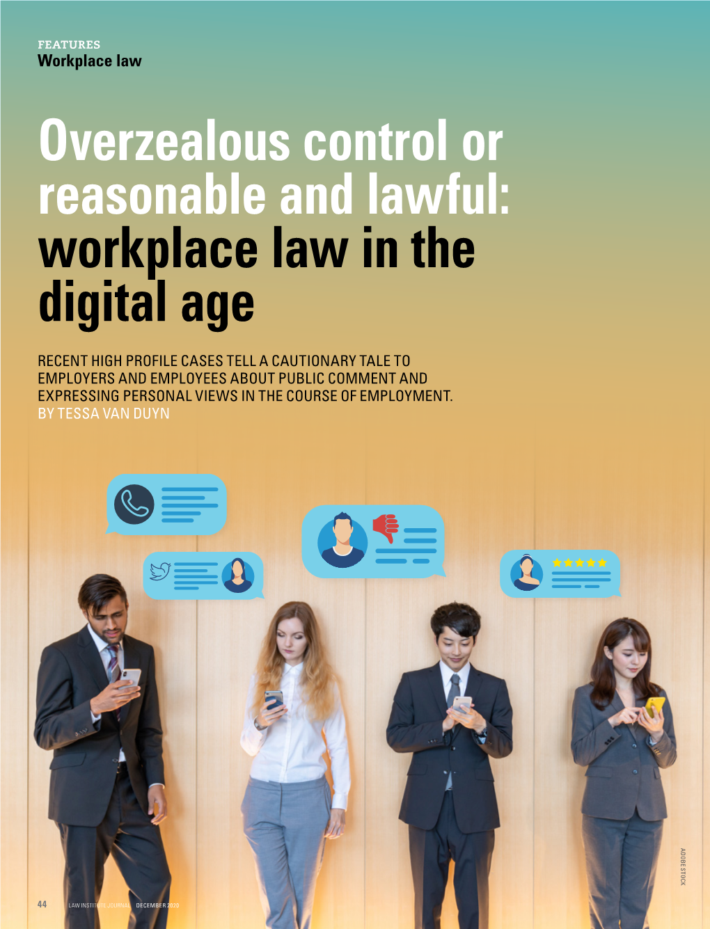 Workplace Law in the Digital Age