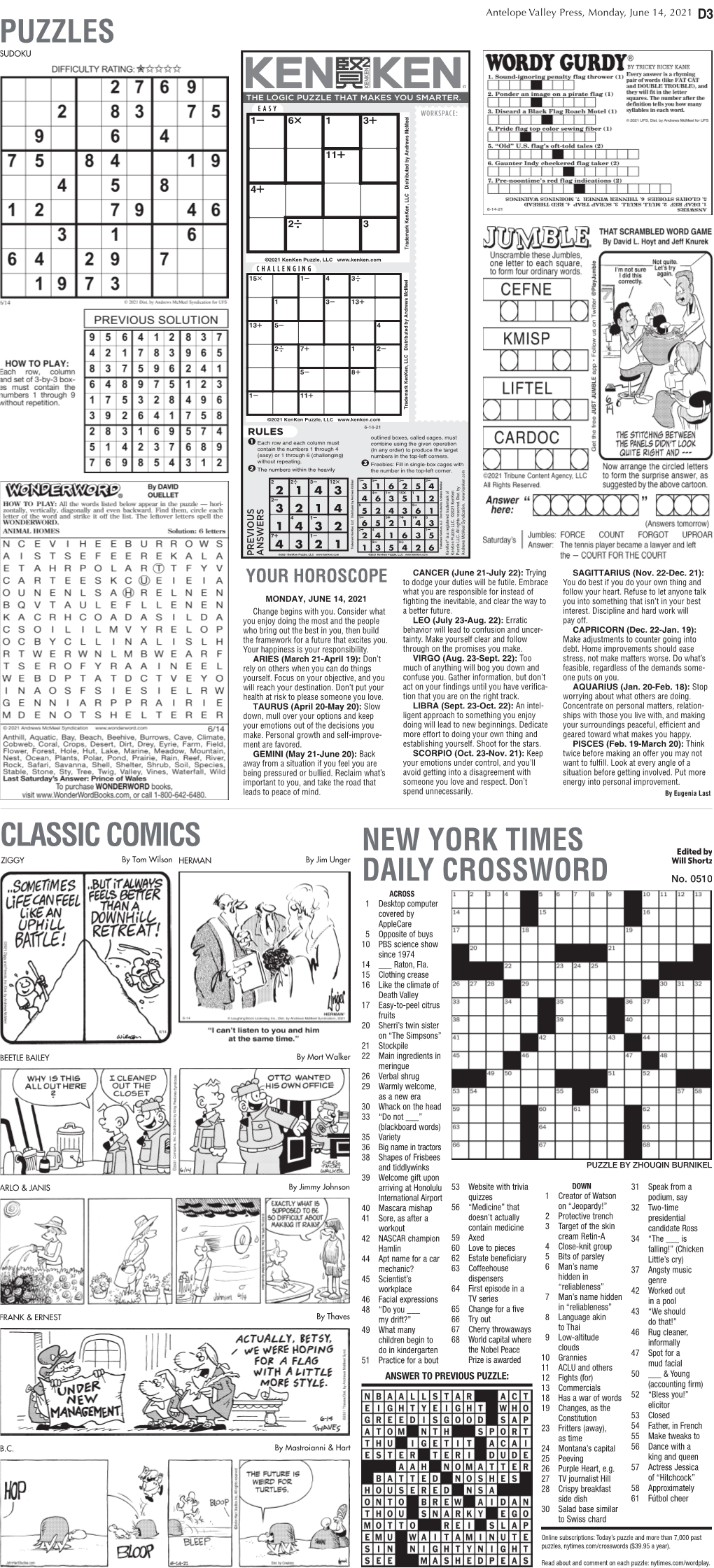 Classic Comics Puzzles