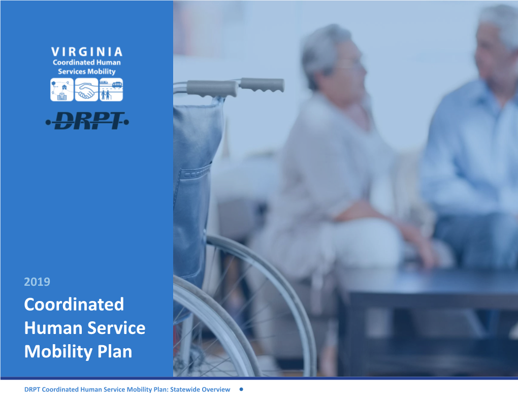 2019 Coordinated Human Services Mobility (CHSM) Plan