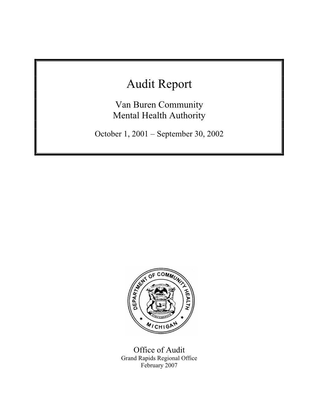 Audit Report