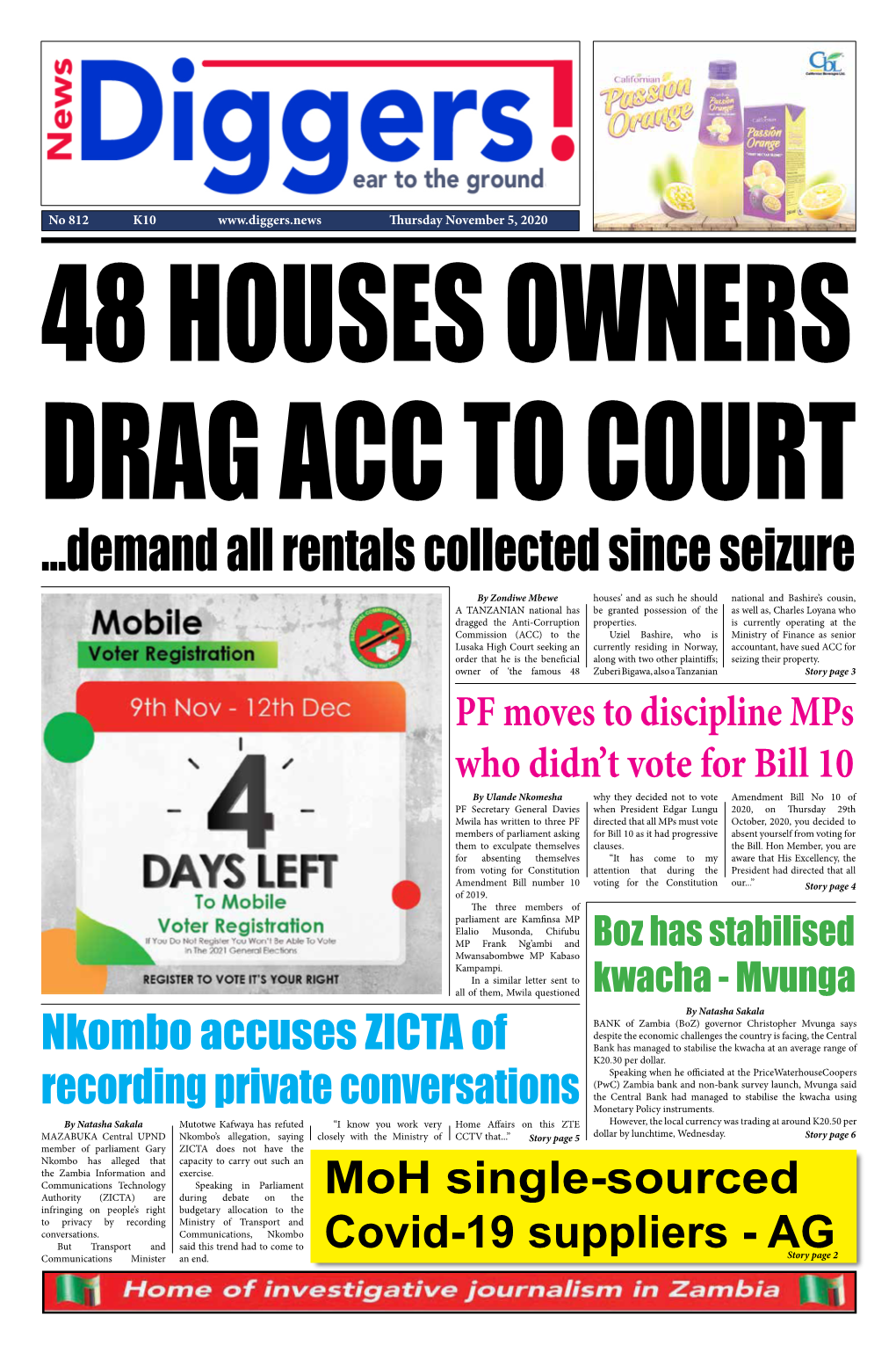 Demand All Rentals Collected Since Seizure