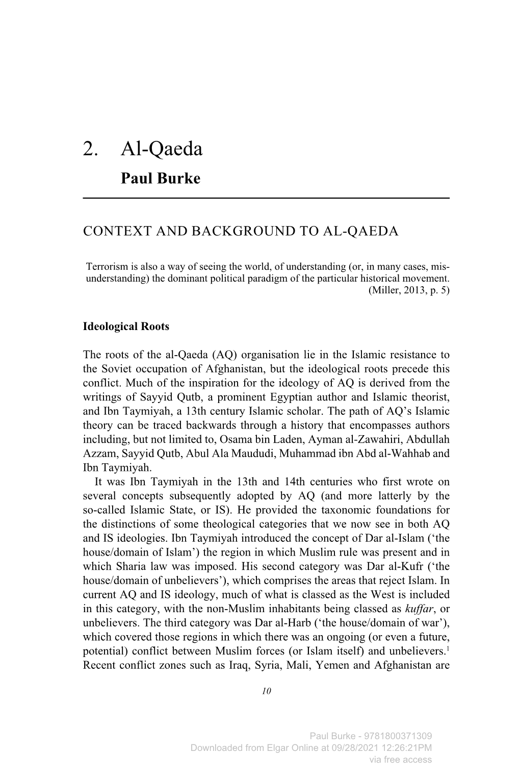2. Al-Qaeda Paul Burke