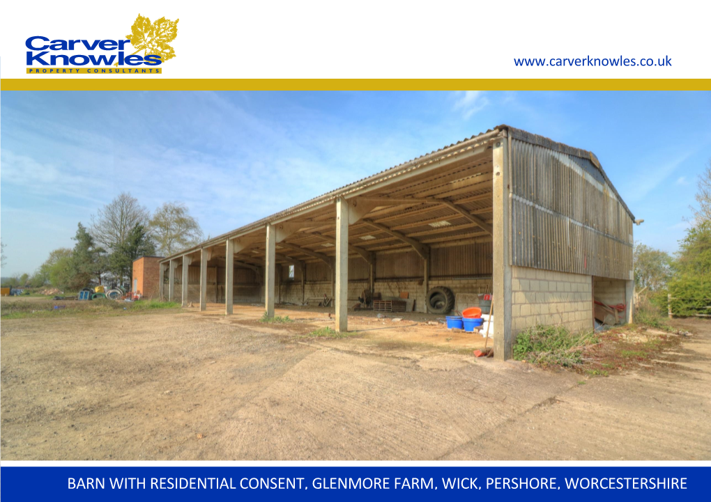 Barn at Glenmore Farm, Wick, Pershore, Worcestershire