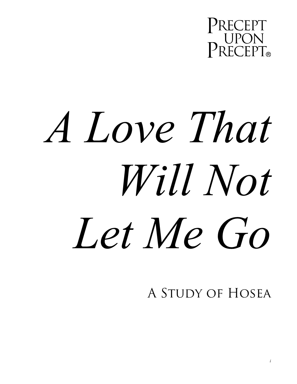 A Study of Hosea