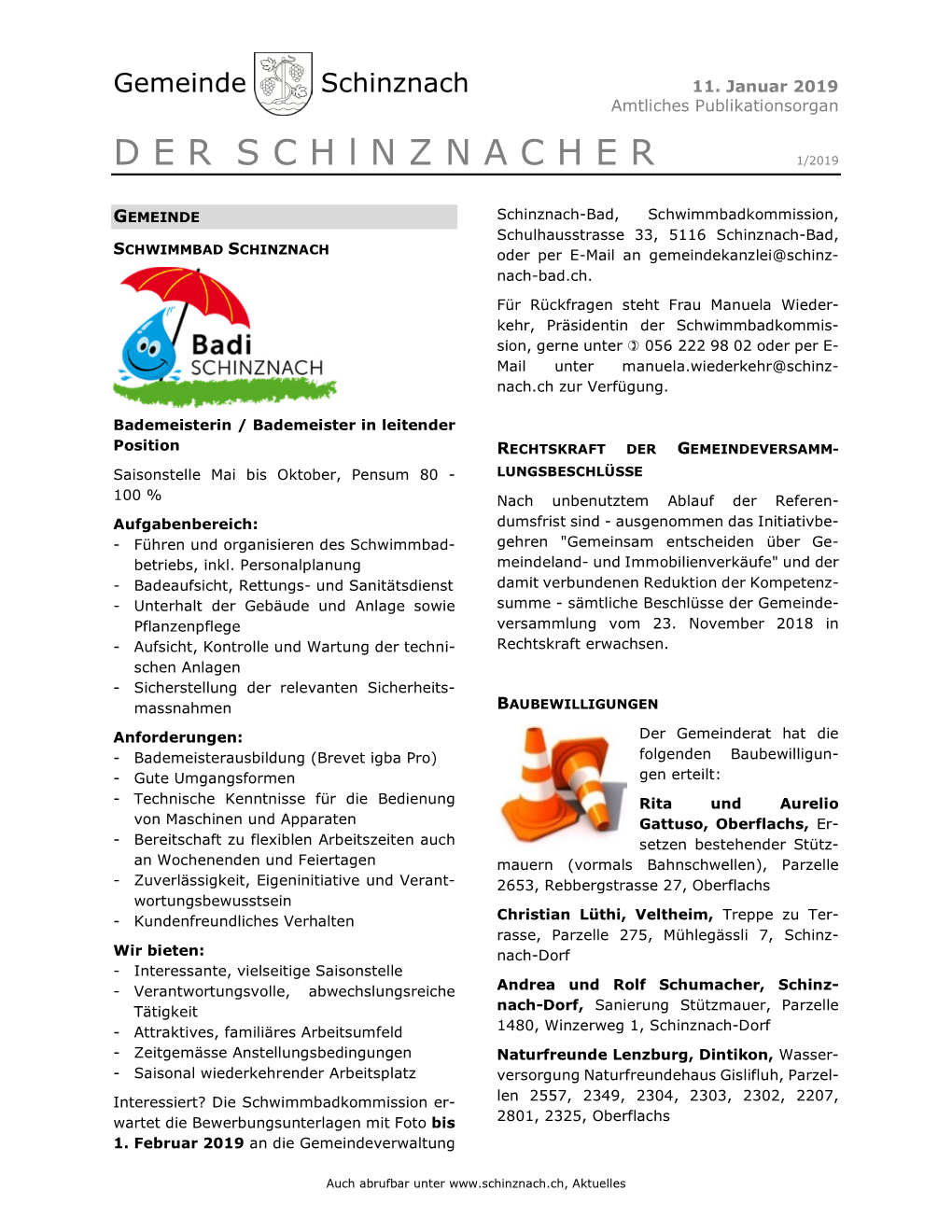 Gemeinde Schinznach 11