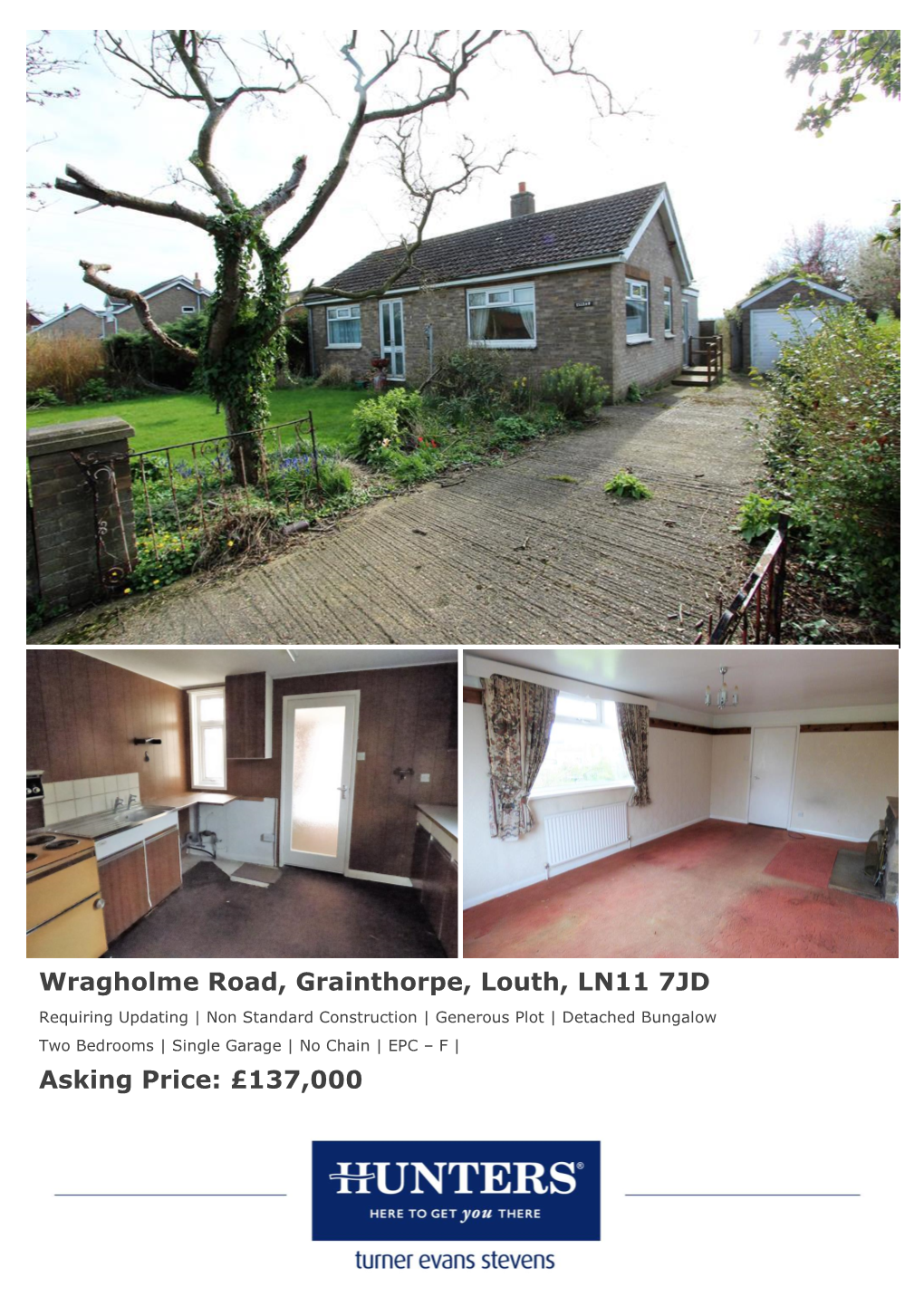 Wragholme Road, Grainthorpe, Louth, LN11 7JD Asking Price