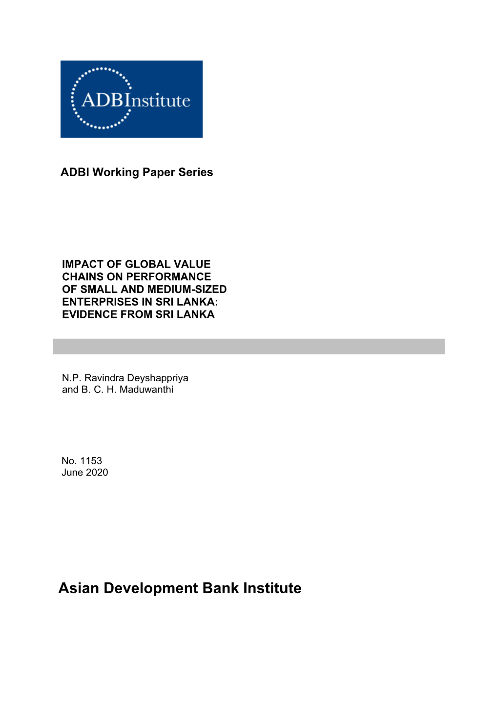 Impact of Global Value Chains on Performance