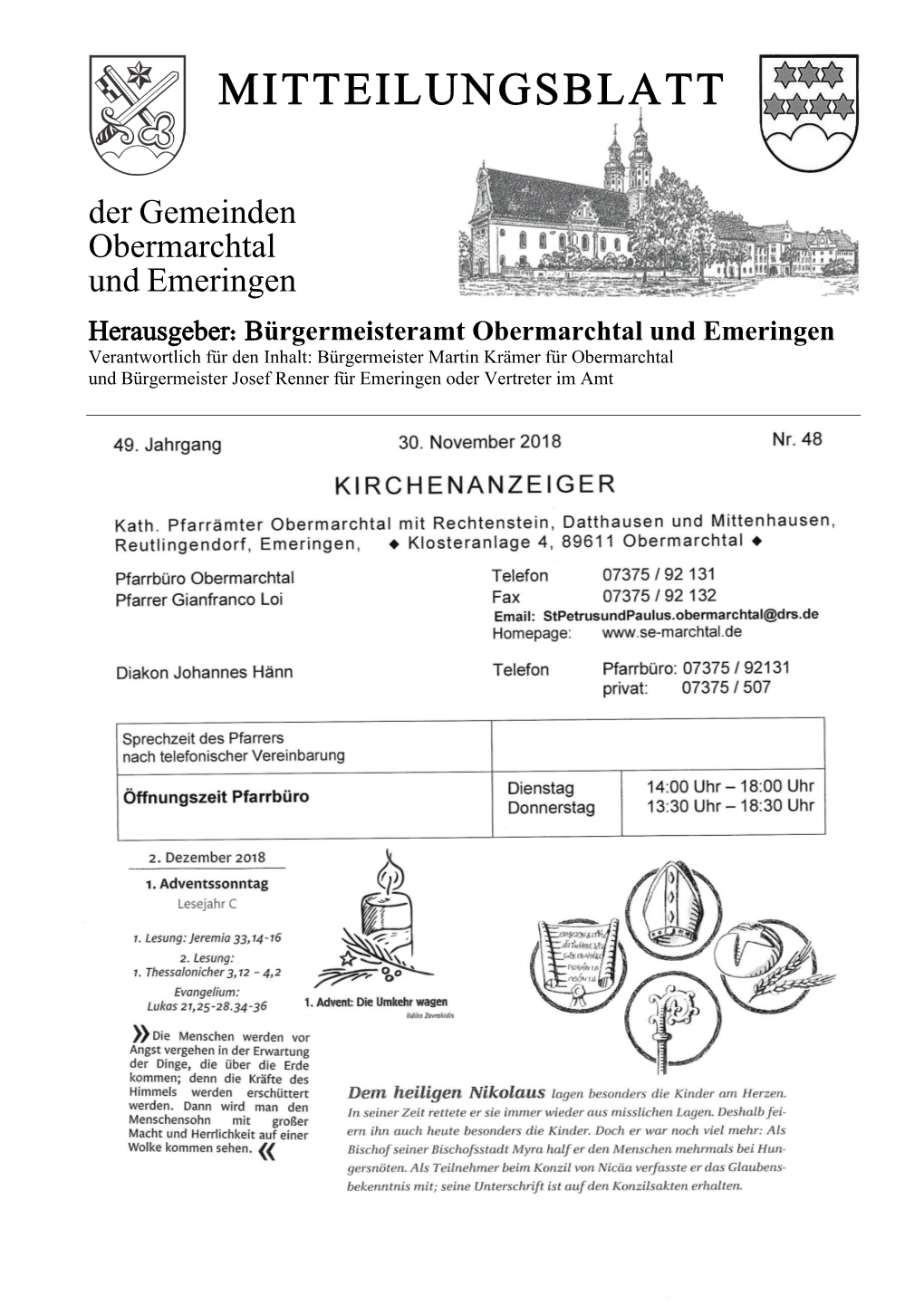 Mitteilungsblatt