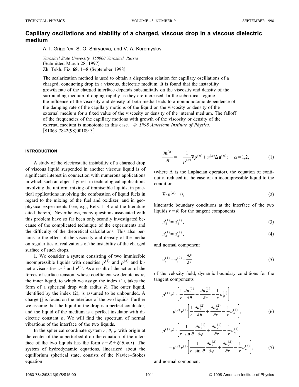 Capillary Oscillations and Stability of a Charged, Viscous Drop in a Viscous Dielectric Medium A