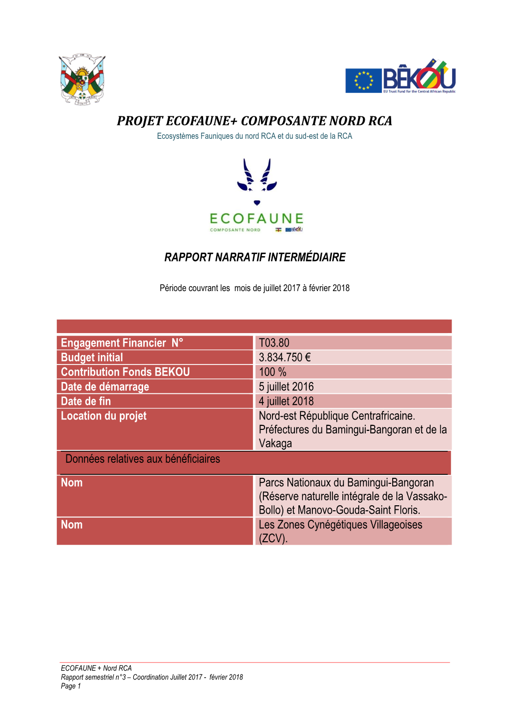 Rapport Ecofaune