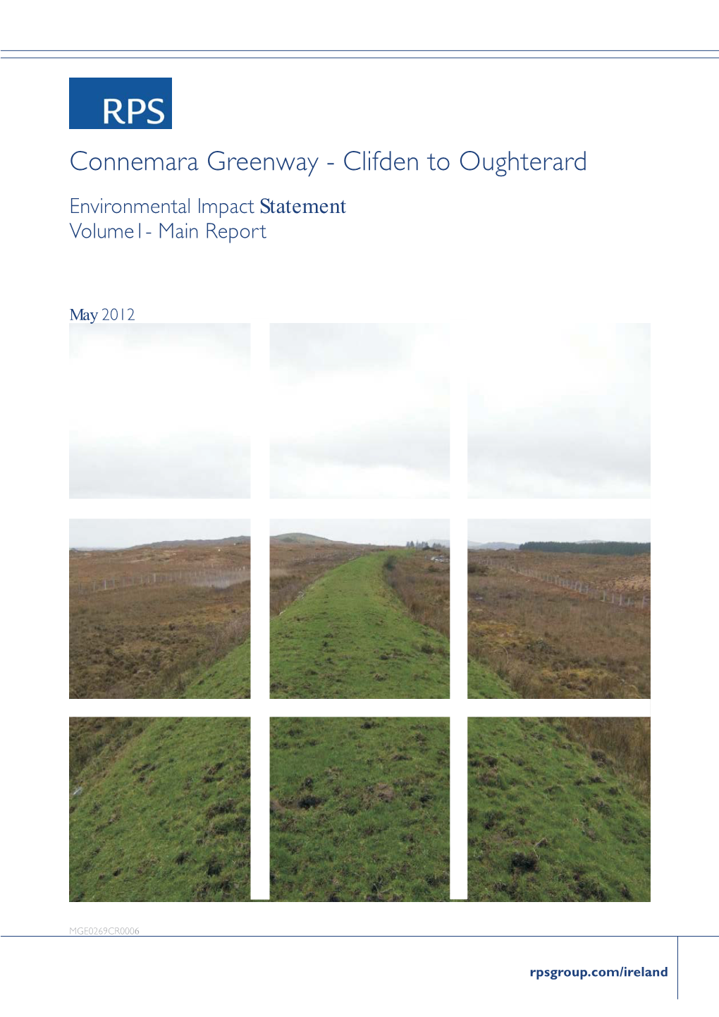 Connemara Greenway - Clifden to Oughterard Environmental Impact Statement Volume1- Main Report