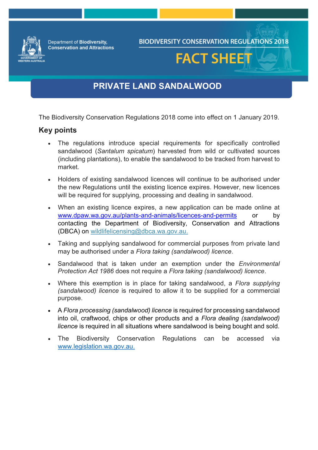 Private Land Sandalwood