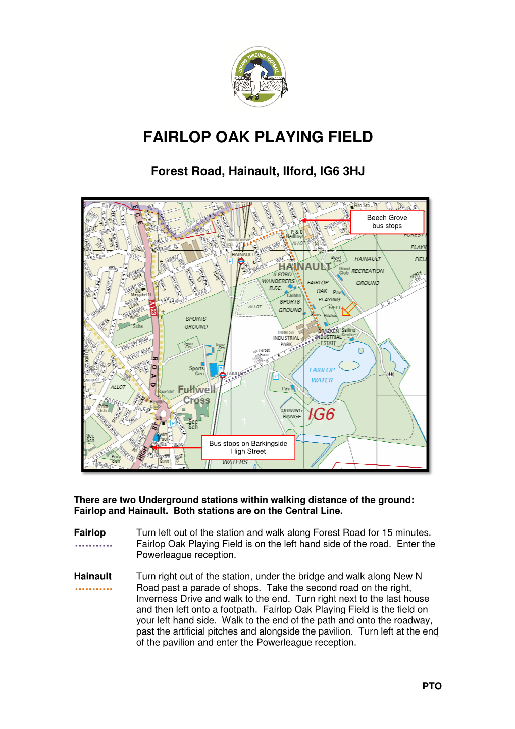 Fairlop Oak Playing Field