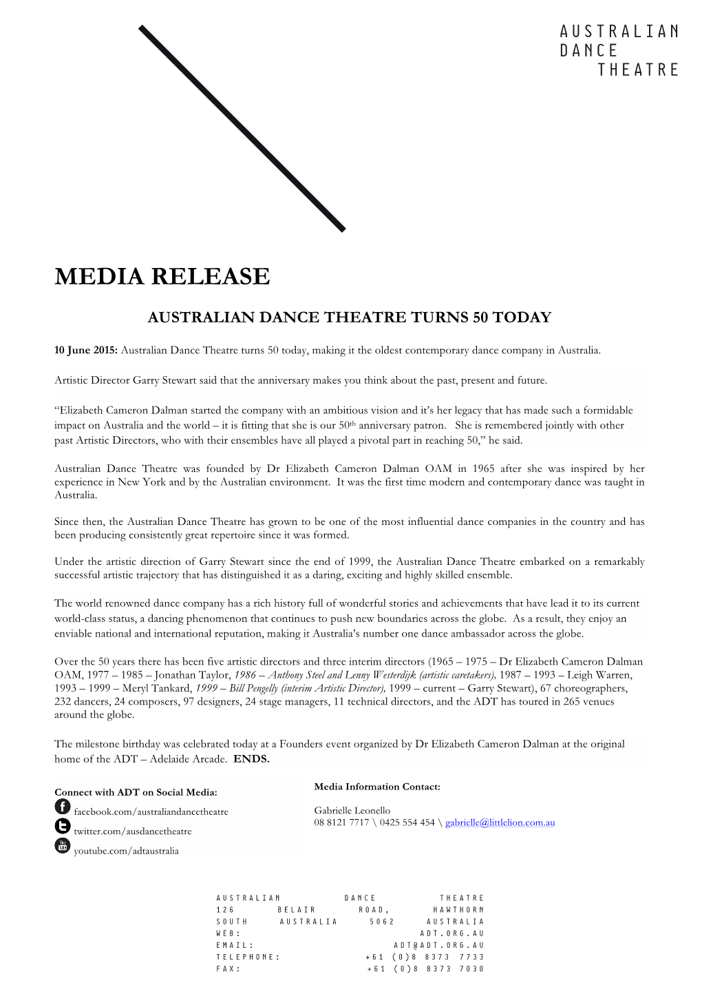 Media Release