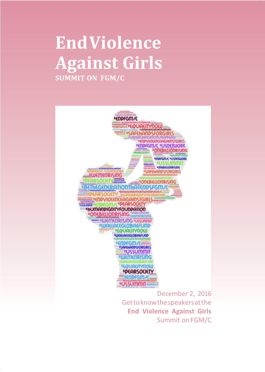 End Violence Against Girls SUMMIT on FGM/C