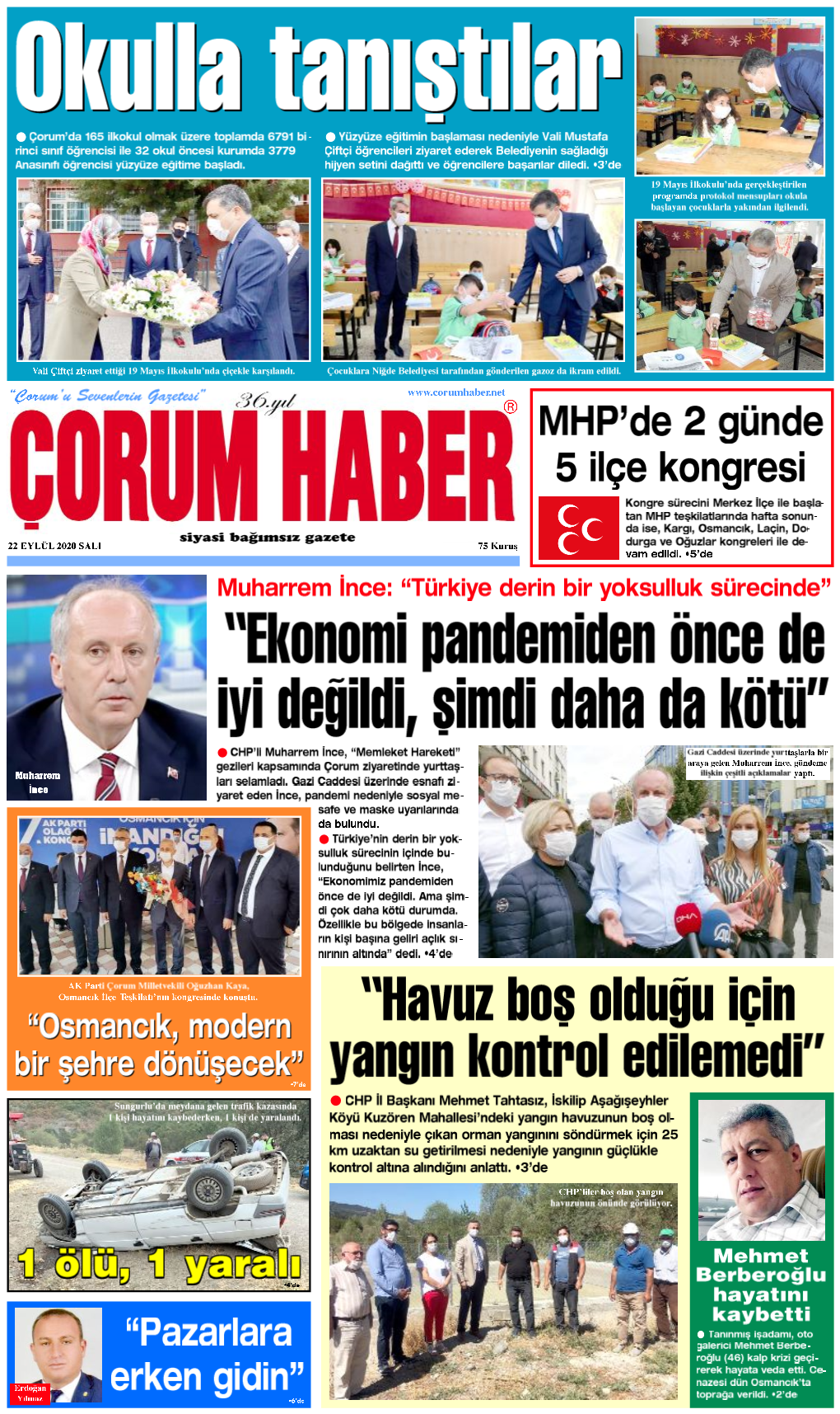 Çorum Haber Gazetesi