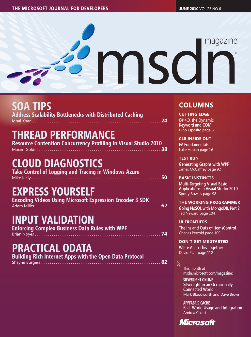 Msdnmagazine 610 Issue.Pdf