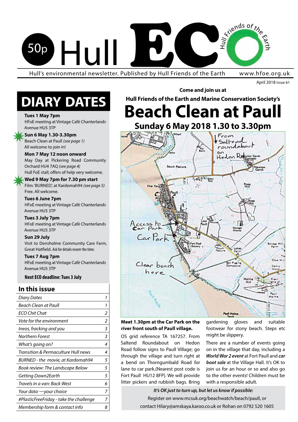 Beach Clean at Paull