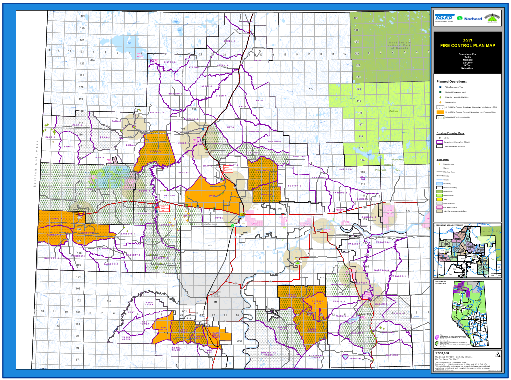 2017 Fire Control Plan