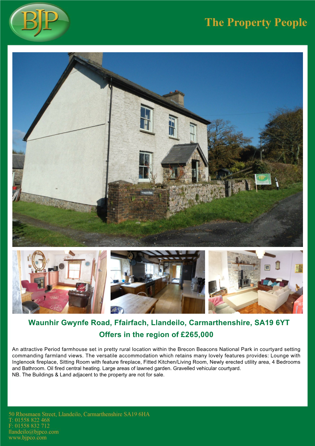 Gwynfe Road, Ffairfach, Llandeilo, Carmarthenshire, SA19 6YT Offers in the Region of £265,000