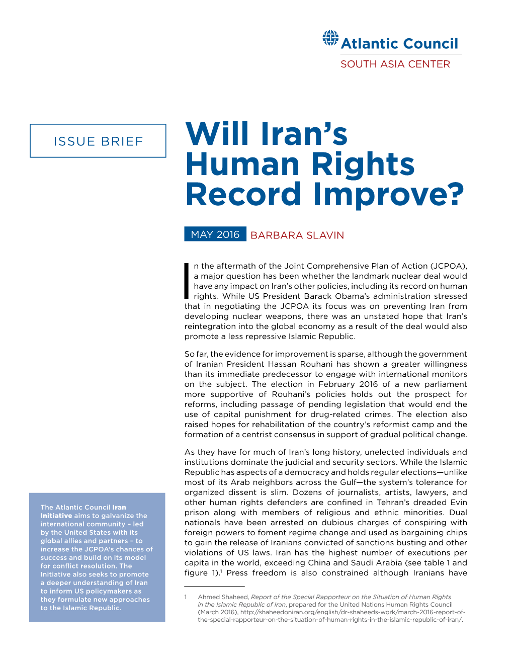 Will Iran's Human Rights Record Improve?