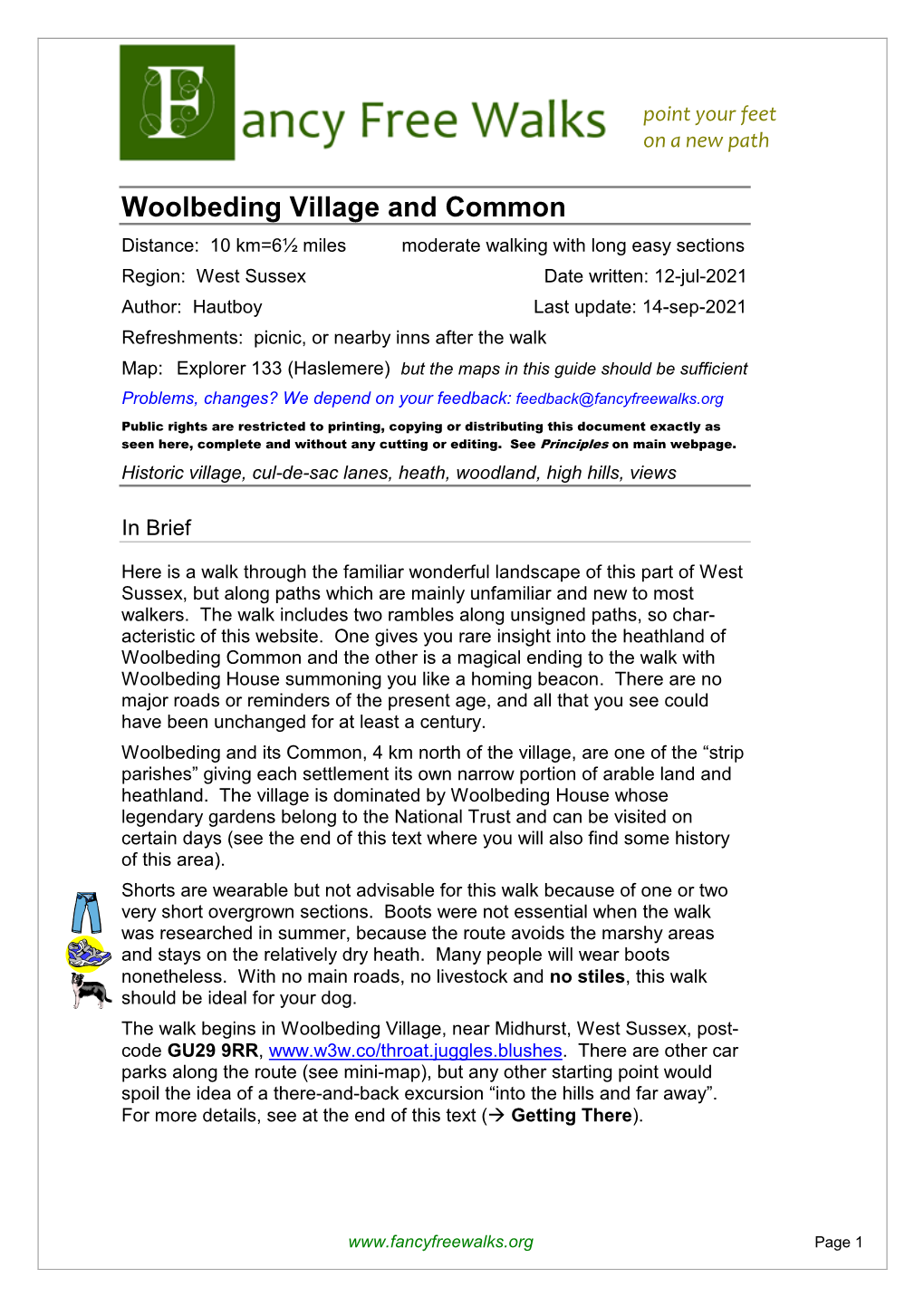 Woolbeding Village and Common