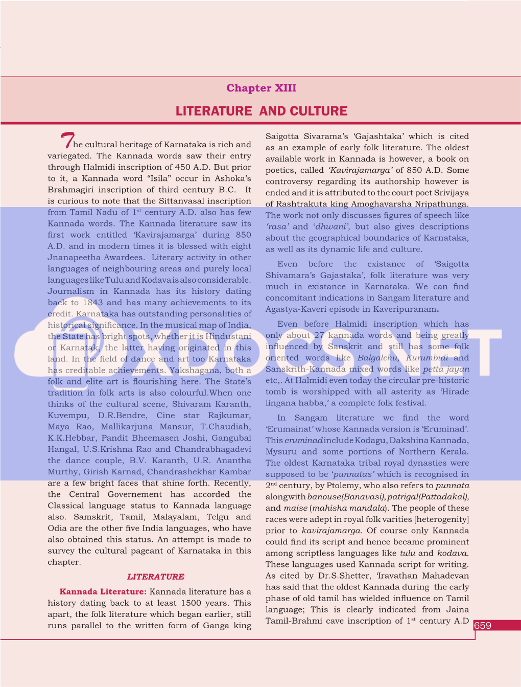 Literature and Culture Literature Kannada Literature Has a Has Literature Kannada