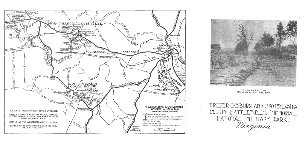 Rctdericksburg and SPOTSYLVANIA COUNTY BATTLLTIELDS Nienonial MATIONAL NILITAP.Y PAP.K