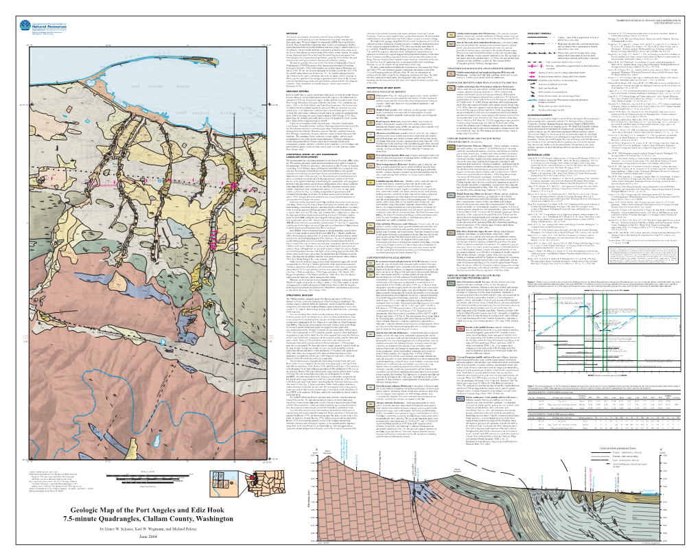 OFR 2004-13, Geologic Map of the Port Angeles and Ediz Hook 7.5