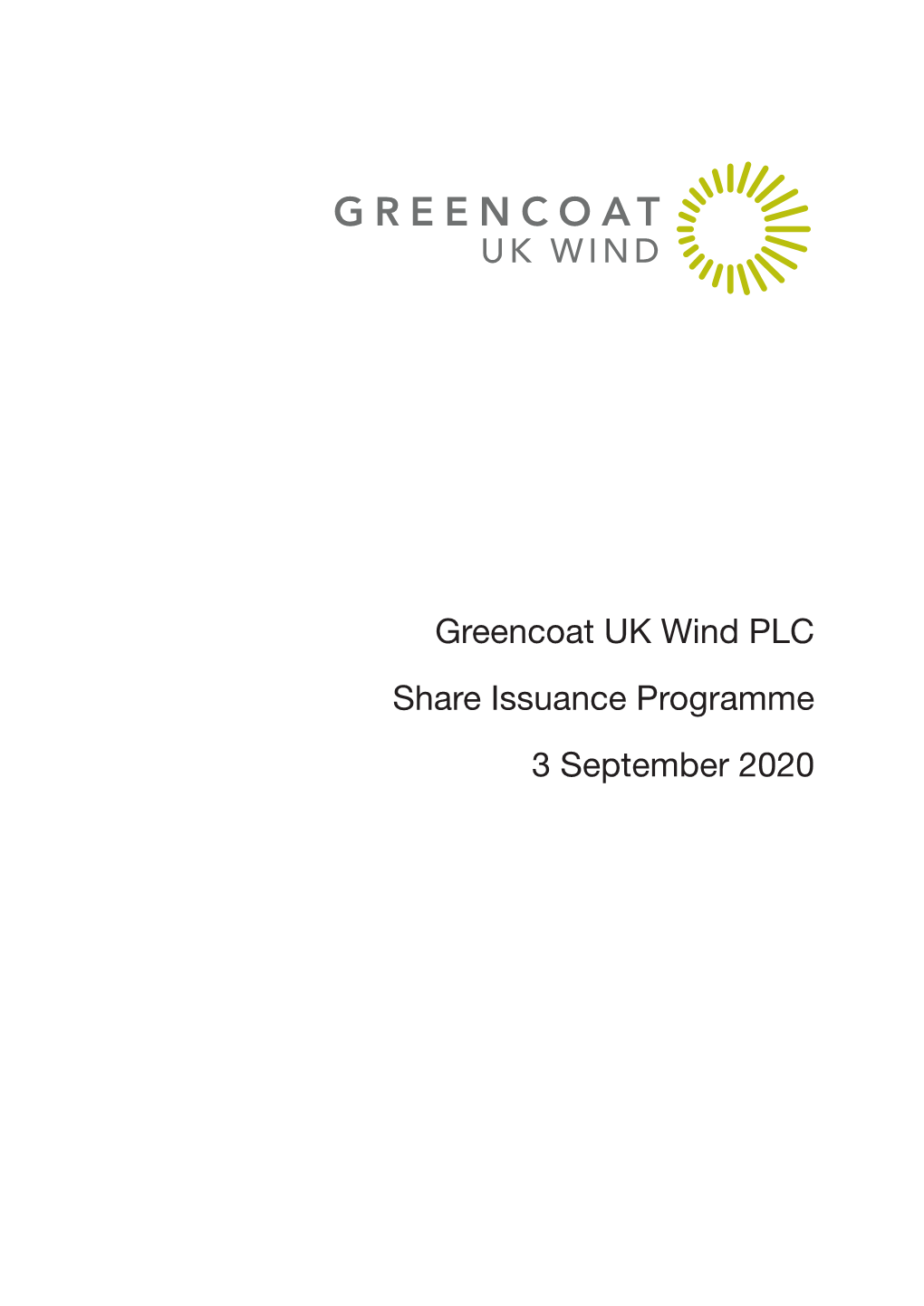 Greencoat Uk Wind