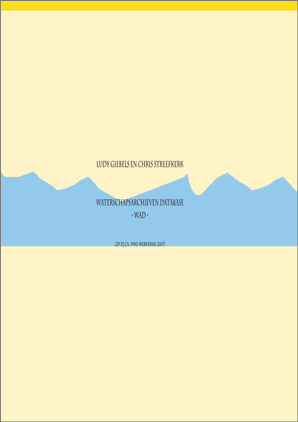 Ludy Giebels En Chris Streefkerk, Waterschapsarchieven Database