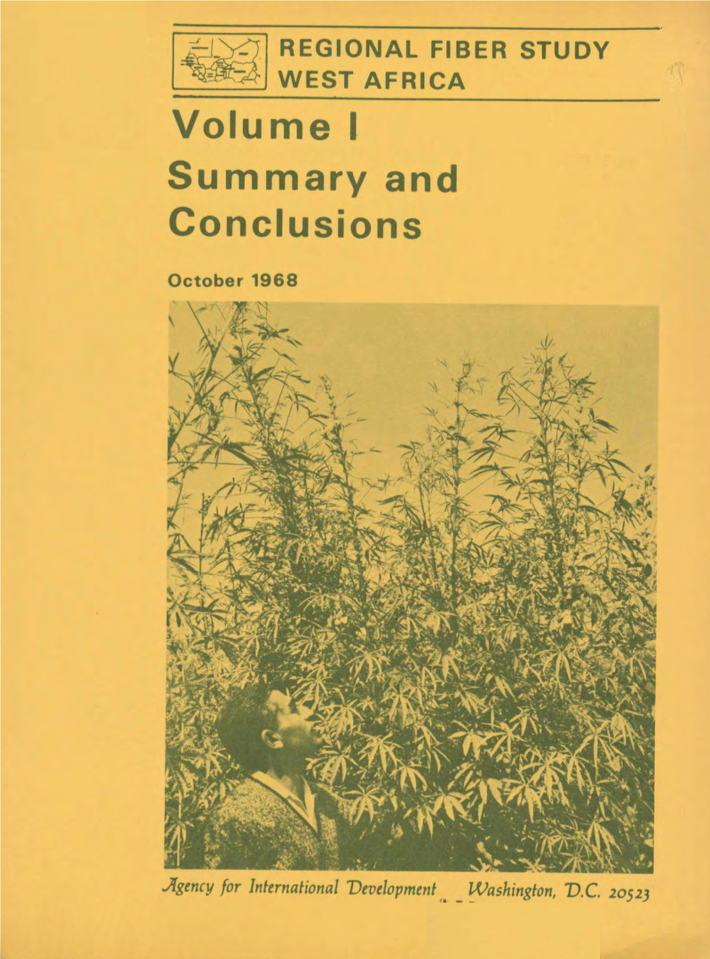 Regional Fiber Study, West Africa. Volume I. Summary and Conclusions