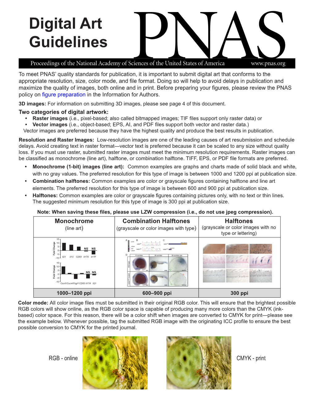 PNAS Digital Art Guidelines