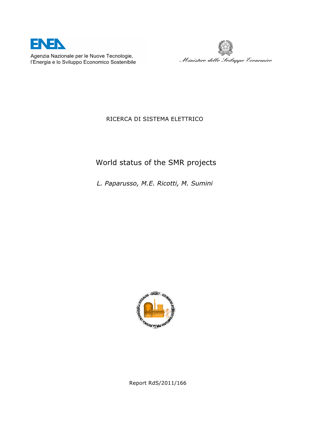 World Status of the SMR Projects