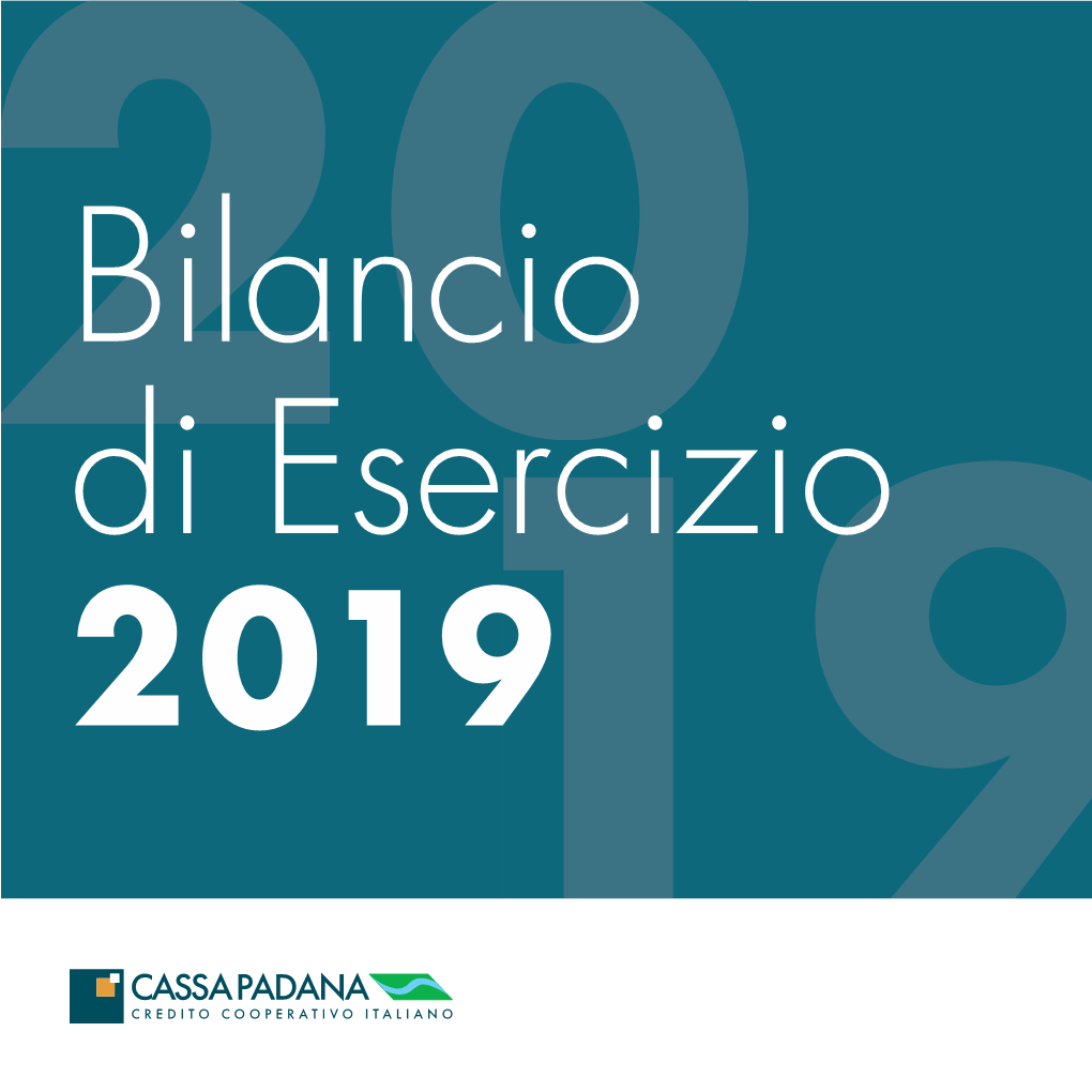 Bilancio Di Esercizio 201919