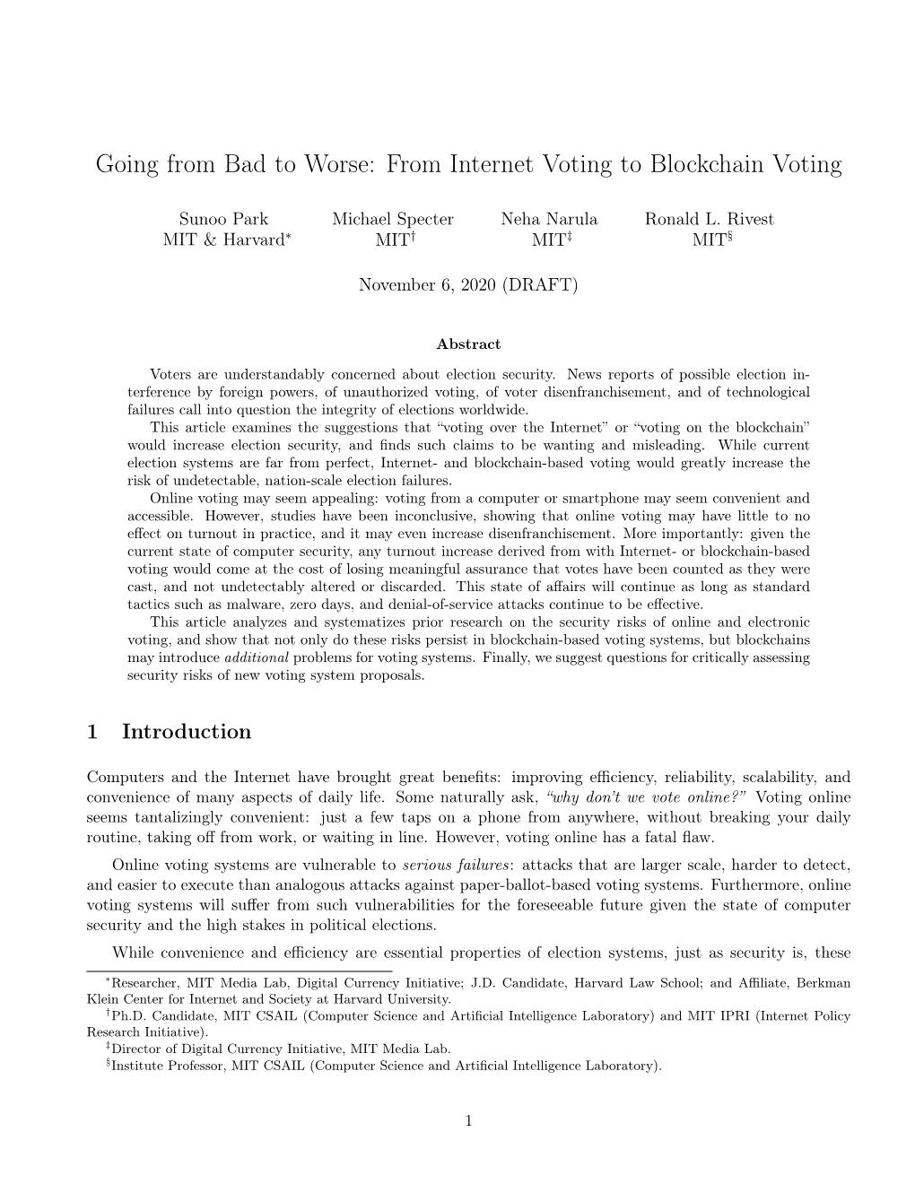 Going from Bad to Worse: from Internet Voting to Blockchain Voting