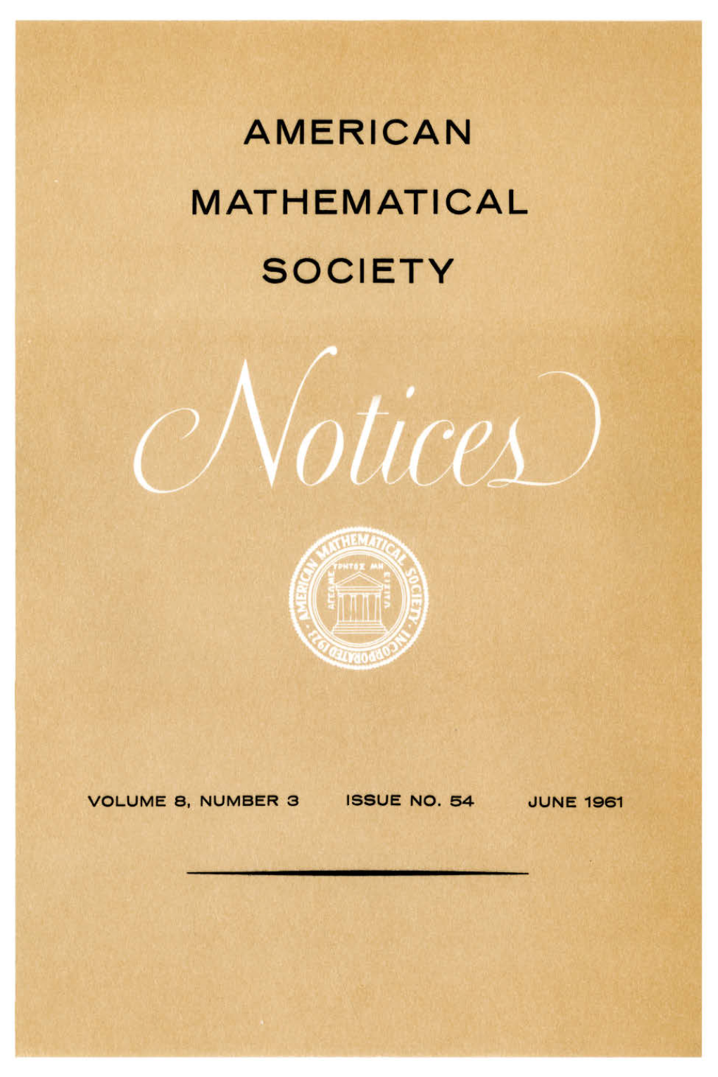 The American Mathematical Society