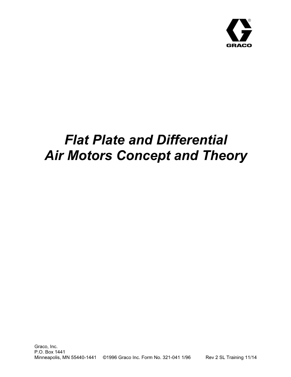 Flat Plate and Differential Air Motors Concept and Theory