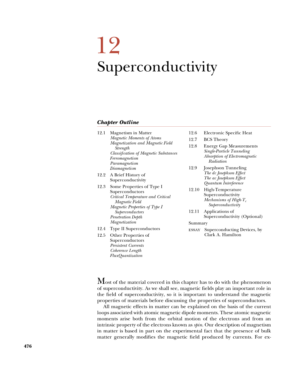 Superconductivity