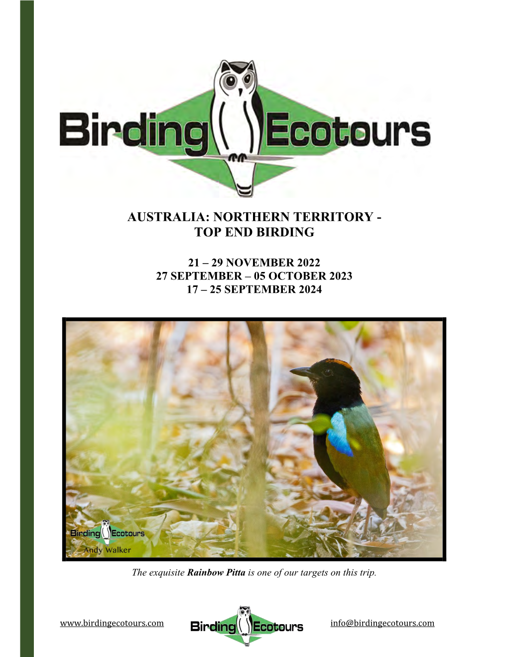 Top End Birding