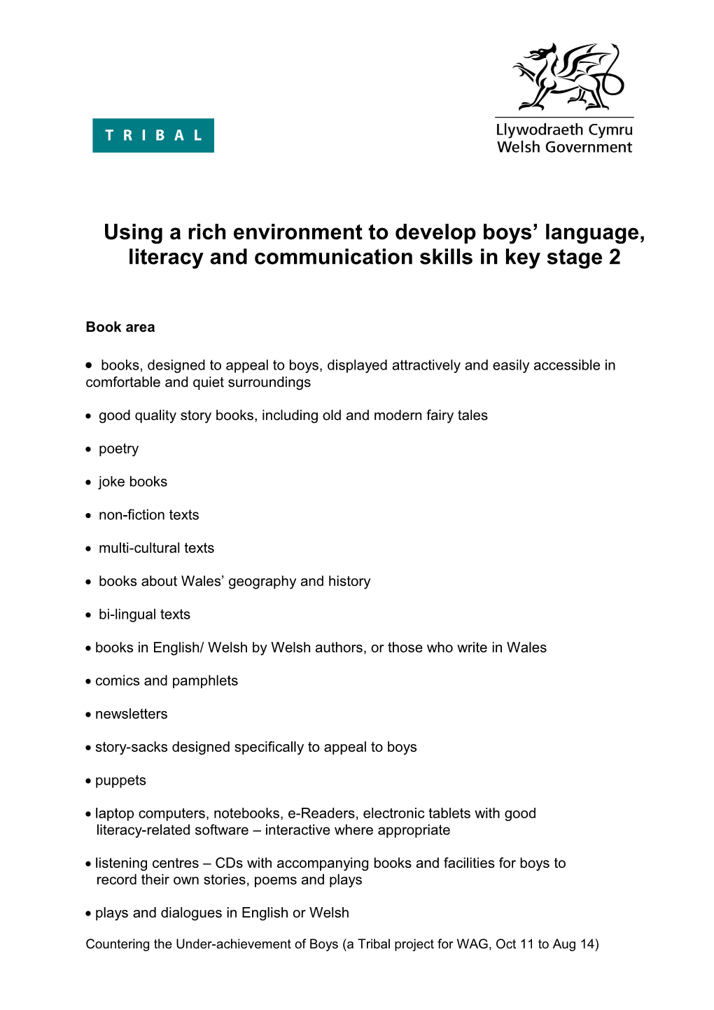 Strategic Leadership and Management of Literacy