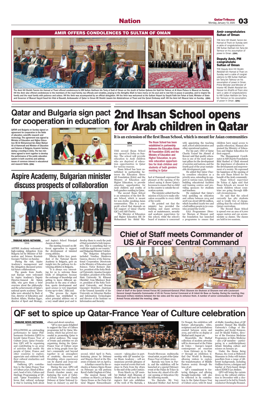 2Nd Ihsan School Opens for Arab Children in Qatar