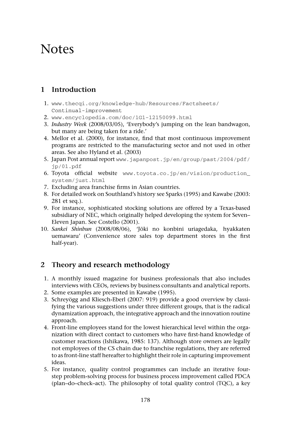 1 Introduction 2 Theory and Research Methodology