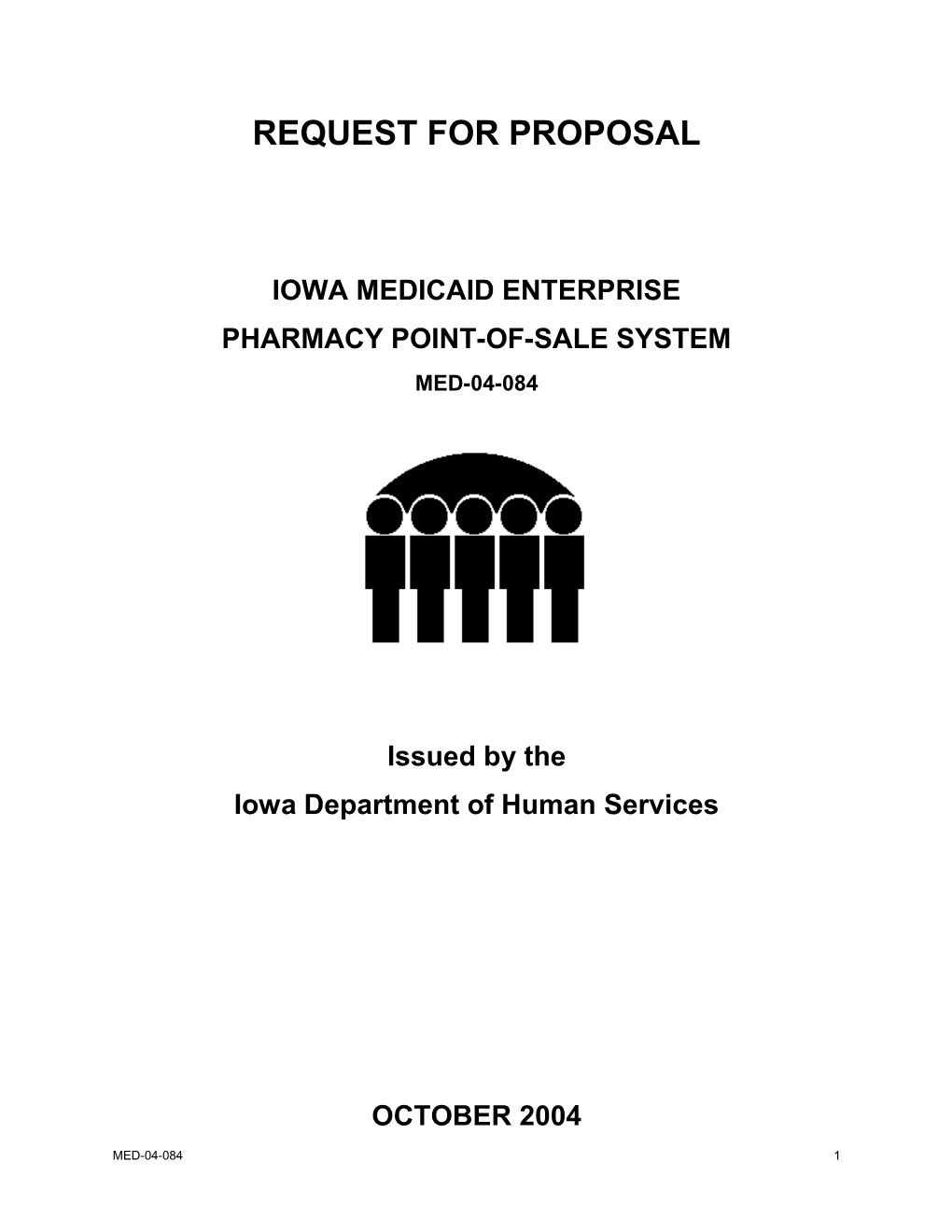 RFP Table of Contents