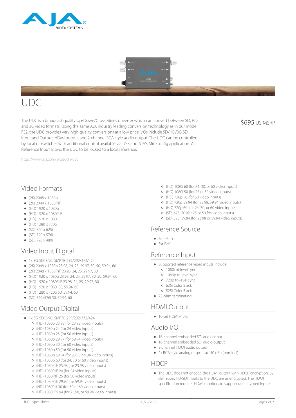 Print Tech Specs