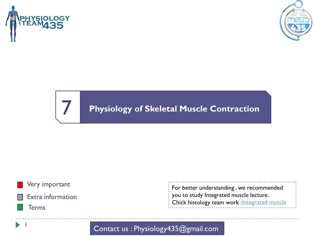 Muscle Contraction