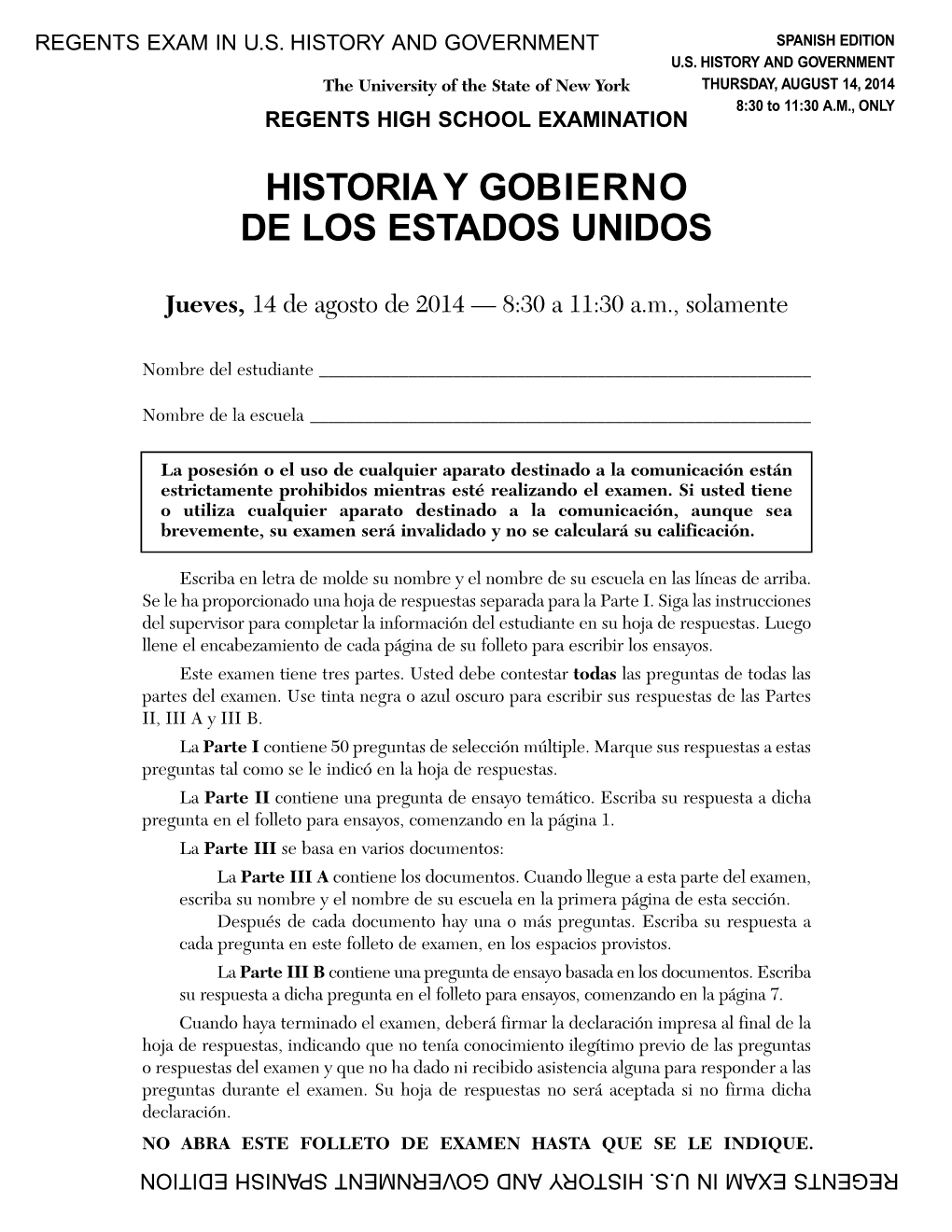 Historia Y Gobierno De Los Estados Unidos