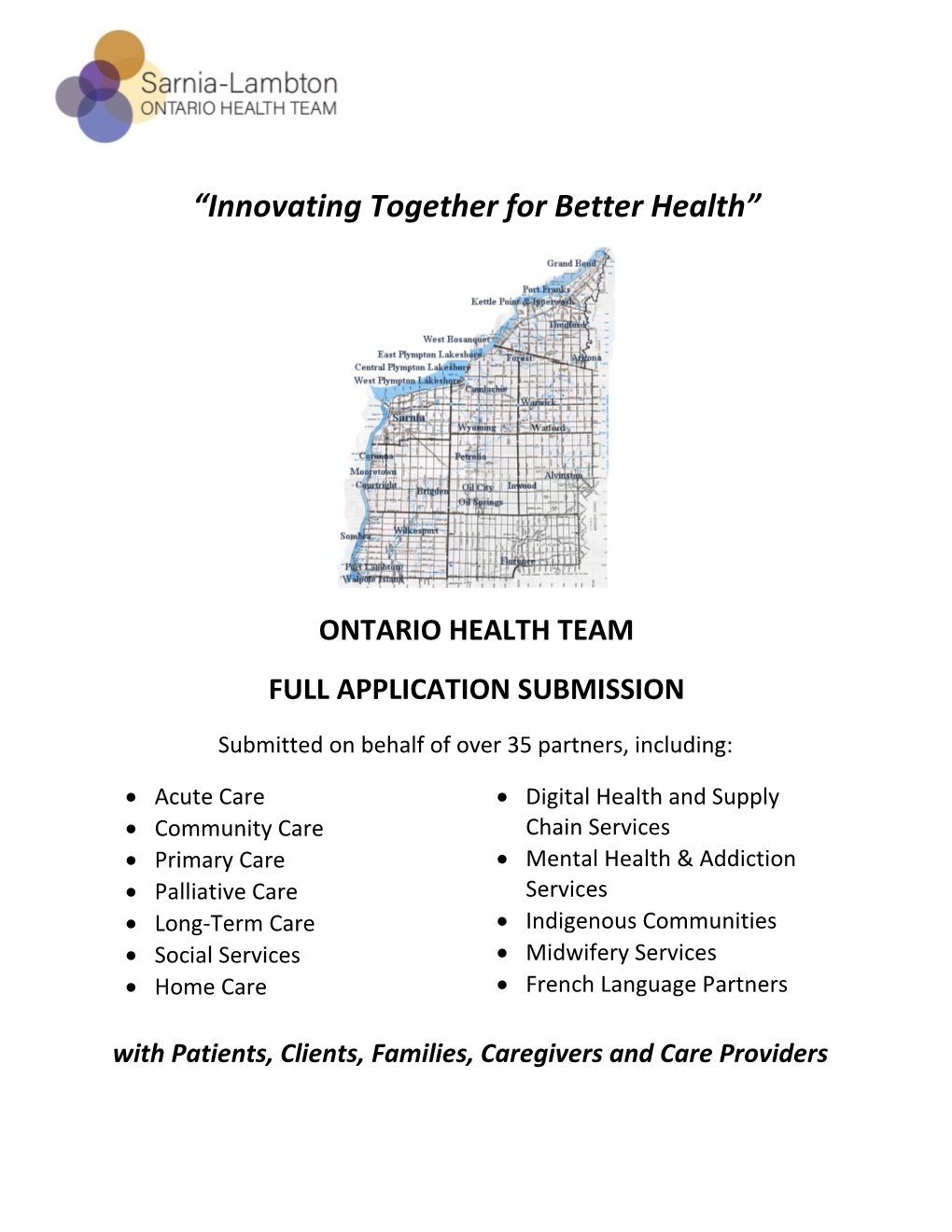 “Innovating Together for Better Health”